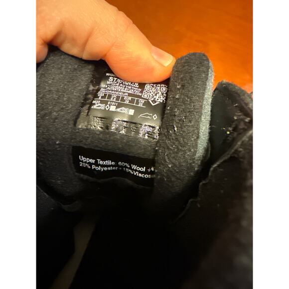 Sperry Saltwater Duck Boots Buffalo Check Black Gray Size 8 - Picture 7 of 8